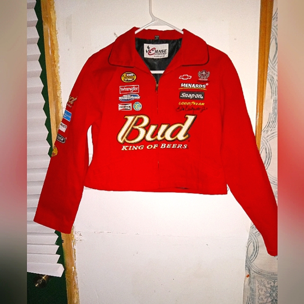 Women's Budweiser Nascar #8 Dale Earnhardt Jr. Jacket